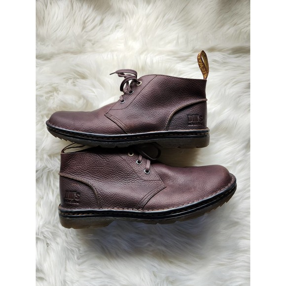 Dr Martens Men\'s Brown Leather Sussex 3 Eye Chukka Boots main image 10